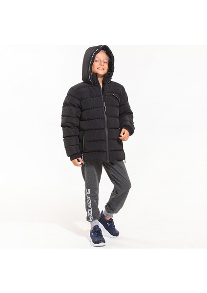 CAPTAIN Unisex Çocuk Mont & Kaban Siyah indirimleri