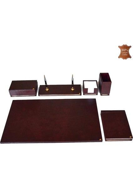 410-47 Classic Hakiki Deri Sümen Takımı Çester Bordo