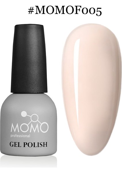 Kalıcı Oje Renkli Base F005 Şeffaf Pudra Pembe, 14ML