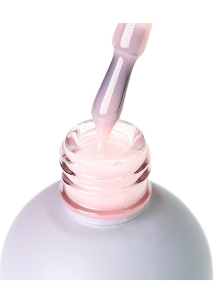 Kalıcı Oje Renkli Base F005 Şeffaf Pudra Pembe, 14ML