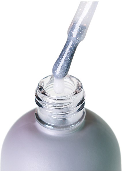 Kalıcı Oje Renkli Base F011 Gümüşlü, Renkli Şeffaf Rakı Beyazı, 14ML fiyatları