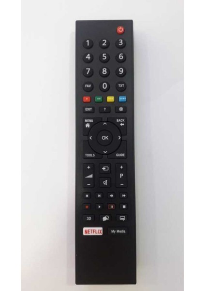 Arçelik LED Tv Kumandası Arçelik Netflix Tuşlu Smart LED Tv Uyumlu Kumanda Fully 300N