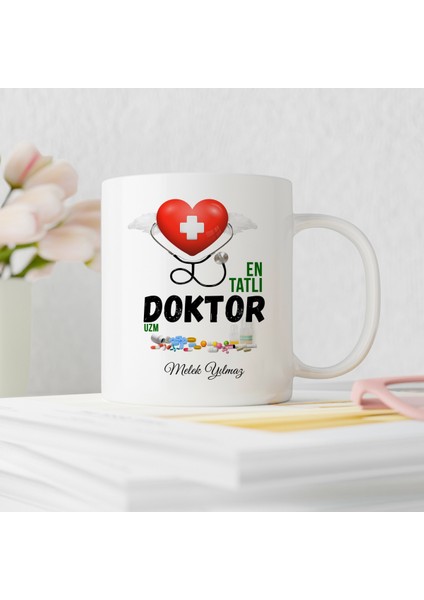 En Tatlı Doktor Tasarımlı Kişiye Özel Kupa Bardak