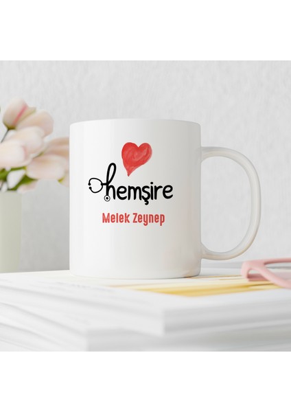 Hemşire Tasarımlı Kişiye Özel Kupa Bardak