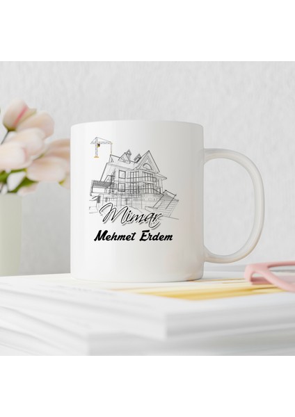 Mimar Tasarımlı Kişiye Özel Kupa Bardak