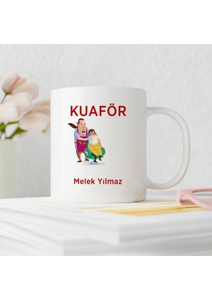 Kuaför Tasarımlı Kişiye Özel Kupa Bardak