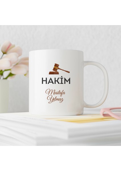 Hakim Tasarımlı Kişiye Özel Kupa Bardak