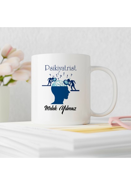 Psikiyiatrist Tasarımlı Kişiye Özel Kupa Bardak