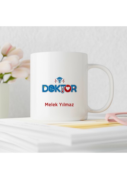 Doktor Tasarımlı Kişiye Özel Kupa Bardak
