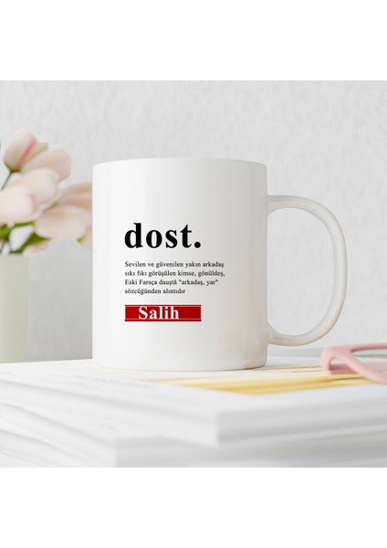 Dost Tasarımlı Kişiye Özel Kupa Bardak