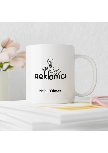 Reklamcı Tasarımlı Kişiye Özel Kupa Bardak