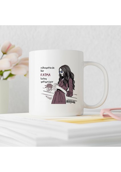 Kolay Yetişmiyor Tasarımlı Kişiye Özel Kupa Bardak