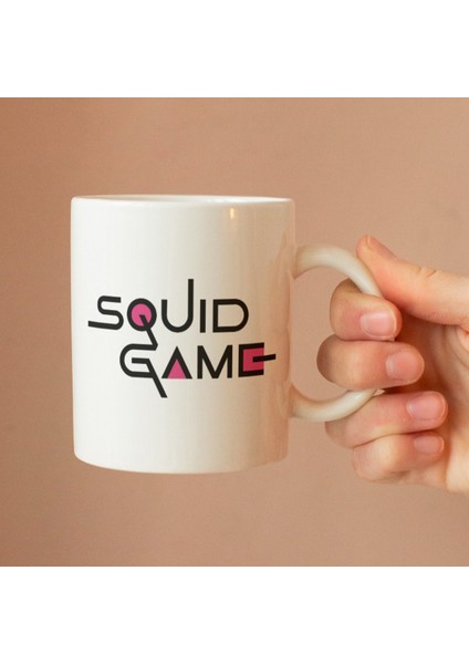 Squid Game Tasarımlı Porselen Kupa Bardak