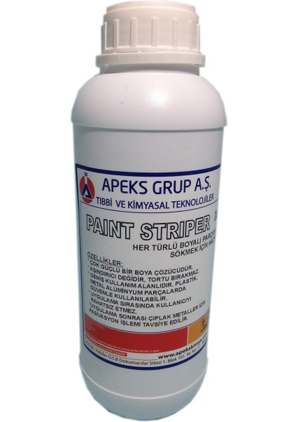 Boya Sökücü Daldırma Tip Endüstriyel Paint Stripper 1 kg