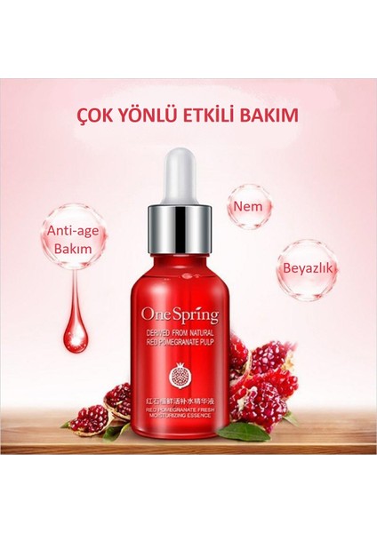 Nar Özlü Sıkılaştırıcı Aydınlatıcı Anti-Age Serum 15 ml