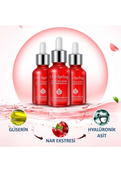 Nar Özlü Sıkılaştırıcı Aydınlatıcı Anti-Age Serum 15 ml