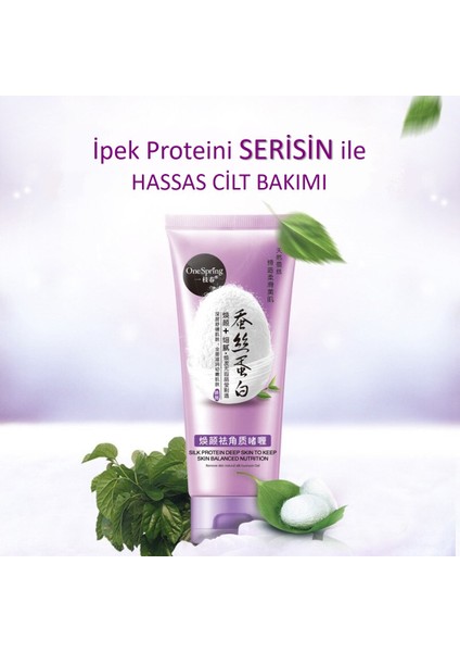 Serisin Ipek Proteinli Hassas Ciltler Için Jel Yüz Peelingi 130 gr