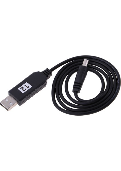 USB Dc 5V Ila 12V 5. 5mm x 2. 1mm Dc Varil Konnektörggüç Kablosu (Yurt Dışından)