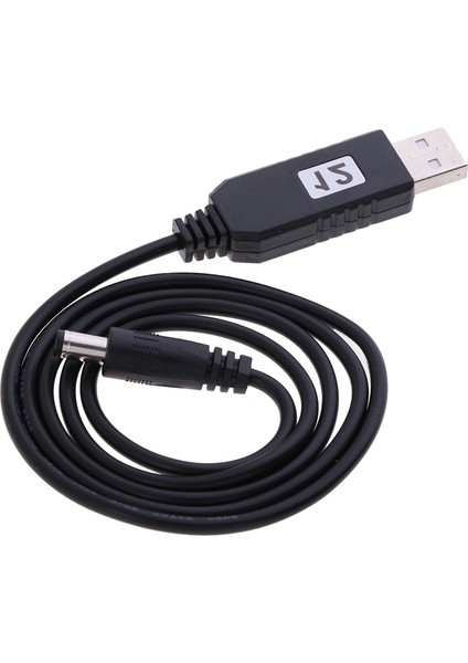 USB Dc 5V Ila 12V 5. 5mm x 2. 1mm Dc Varil Konnektörggüç Kablosu (Yurt Dışından)