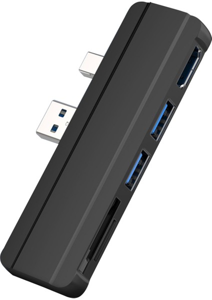 5 In 1 USB Hub Adaptörü Tf Kart Okuyucu Yüzey Pro 3 (Yurt Dışından)
