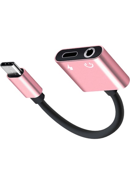 2in 1 USB Tipi C'ye 3.5mm Kulaklık Ses Jack Şarj Kablosu Adaptörü (Yurt Dışından) indirimleri