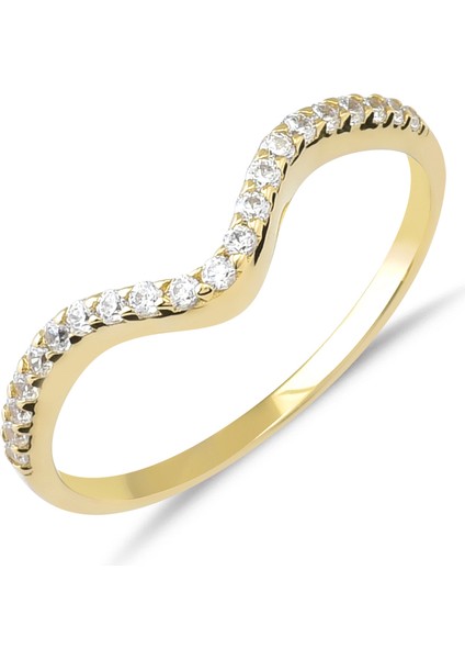 Preciosa Zirconia Taşlı Gümüş Yüzük YZG.366
