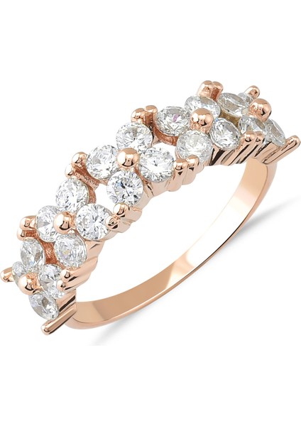 Preciosa Zirconia Taşlı Gümüş Fantazi Yüzük YZG.391
