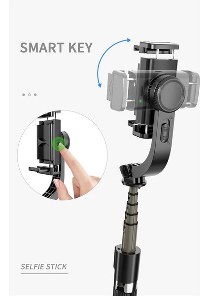 L08 3 Eksenli Telefon ve Kamera Sabitleyici Gimbal modelleri