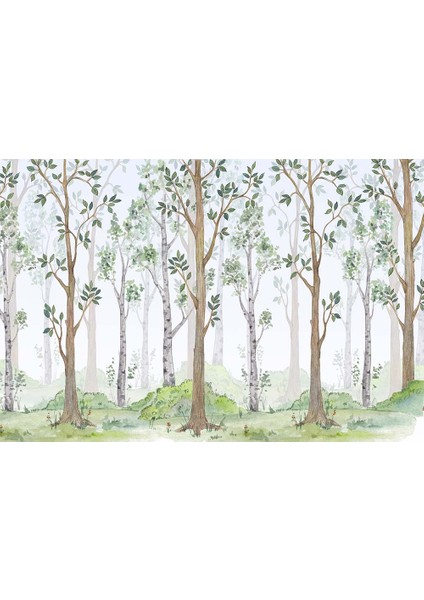 Çocuk Odası Duvar Kağıdı Orman Ağaç Manzarası fiyatları