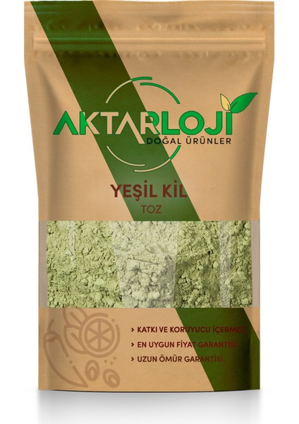 Toz Yeşil Kil Cilt ve Yüz Maskesi İçin 50 gr