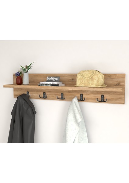 Portmanto Duvar Askılığı Elbise Askılığı Çam 80 cm fiyatları