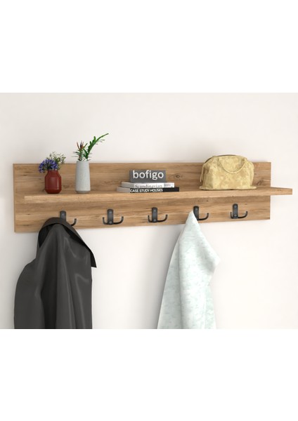 Portmanto Duvar Askılığı Elbise Askılığı Çam 80 cm modelleri