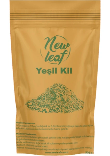 Mecitefendi Yeşil Kil Doğal Yüz Maskesi 500 G