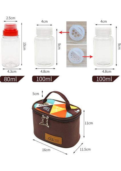 6 Parça Baharatlıklı Seyahat Çantası (Yurt Dışından) modelleri