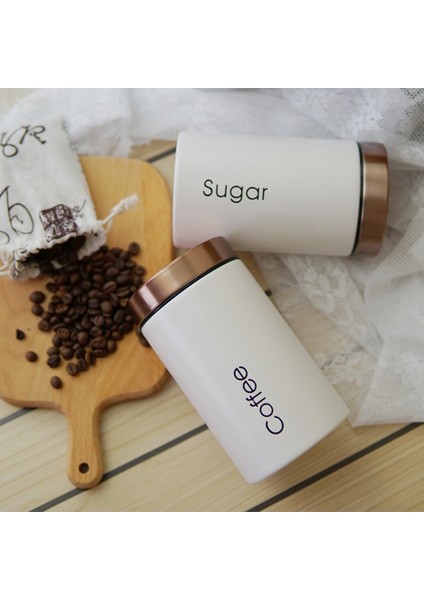 3 Adet Çay Kahve Depolama Biderleri Mutfak Ofis Kuru Somunlar Uzay Tasarrufu Beyaz (Yurt Dışından) modelleri