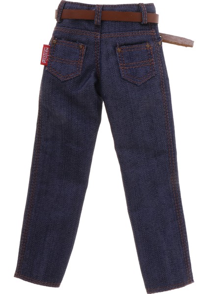 Erkek Giyim Koyu Mavi Kot Pantolon 1/6 Ölçekli 12 '' Enterbay Şekil Vücut (Yurt Dışından) modelleri