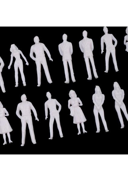 20 Adet 1/50 Ölçekli Boyasız Model Insanlar Mimari Figür Minyatür (Yurt Dışından) indirimleri
