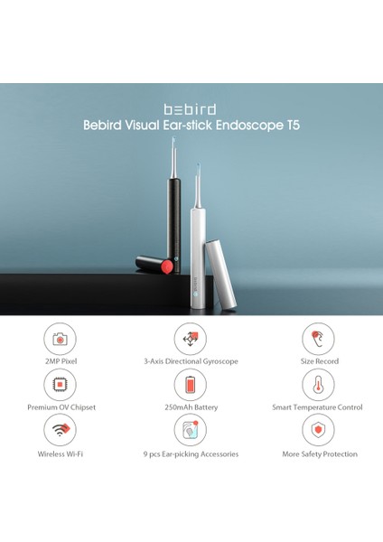 Bebird T5 Akıllı Kulak Temizleme Çubuğu fiyatları
