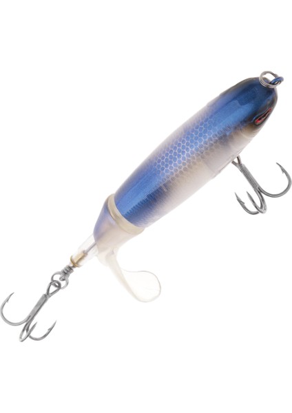 Simülasyon Whopper Popper Balıkçılık Lure Topwater Yüzer Sert Yem 10 cm 13.2g Mavi modelleri