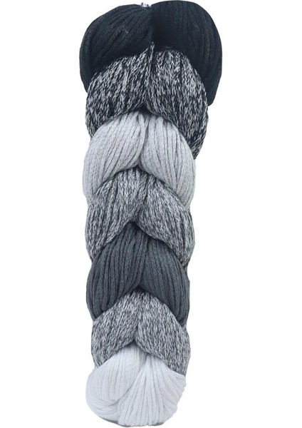 Spagettiyarn Makrome Ombre Kristal