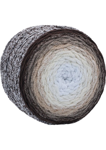 Spagettiyarn Makrome Cake Natural Taş Rengi