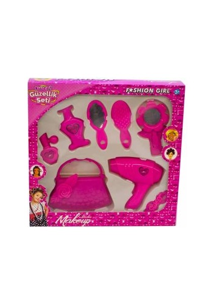 Oyuncak Prenses Kuaför Seti 7 Parça
