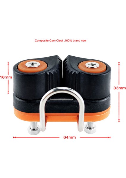 Rulman Yelkenli Kamera Cleat Kayık Çapa Cam Cleat Kırma Yükü 900KG (Yurt Dışından) indirimleri