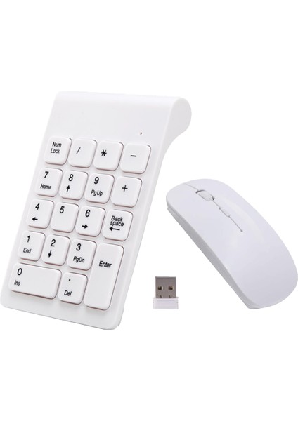 2.4g Klavye USB Kablosuz Sessiz Klavye (Yurt Dışından)