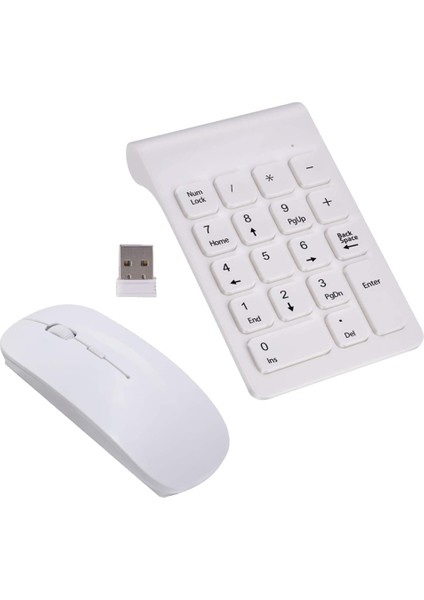 2.4g Klavye USB Kablosuz Sessiz Klavye (Yurt Dışından)