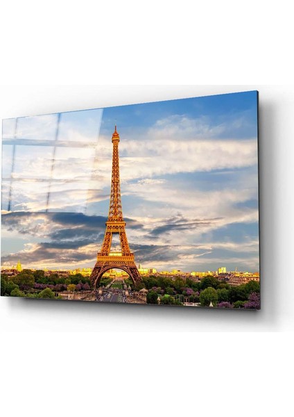 Eyfel Kulesi Cam Tablo