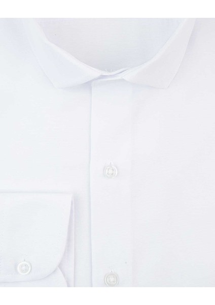 Slim Fit Filafil Beyaz Erkek Gömlek fiyatları