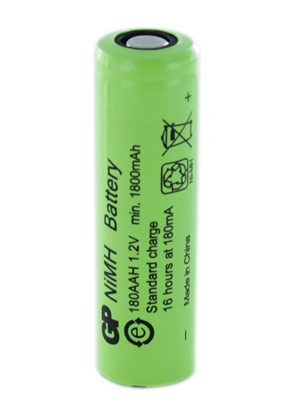 180AAH 1800MA Duz-Kafa Şarjlı Kalem Pil