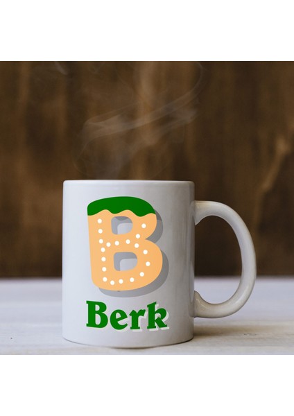 Harf Tasarımlı Kişiye Özel İsimli Kupa