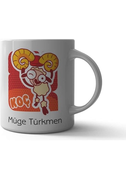 Koç Burcu Kupa Bardak